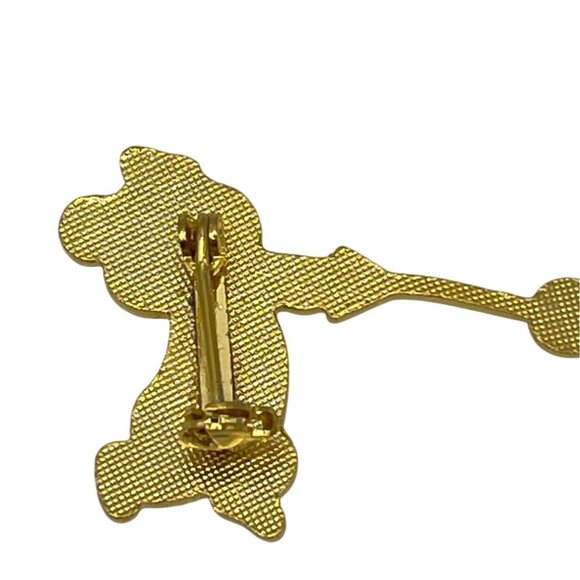 1980 Moscow Olympics Misha Bear Weightlifting Enamel Pin Soviet Games A562 - Picture 3 of 4